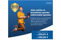 BONUS JAMESTVO SILVER protection PGR (1+2) - 3 years (retail price vith VAT from 250,01-500 EUR) podrobno