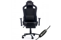 Gaming chair Bytezone BULLET, massage cushion (black) podrobno