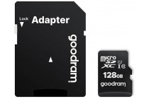 Memory card microSD Goodram 128GB + adapter (SD) podrobno